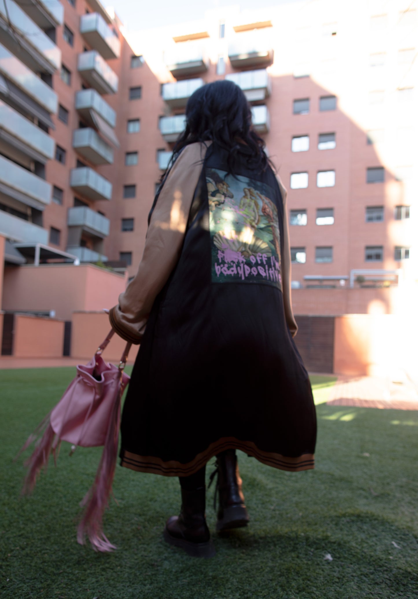 Body-positive Aphrodite Bomber maxi