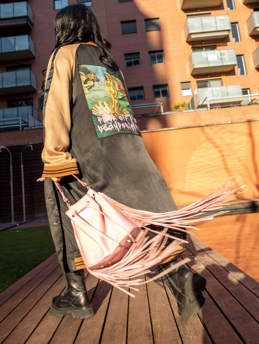 Body-positive Aphrodite Bomber maxi