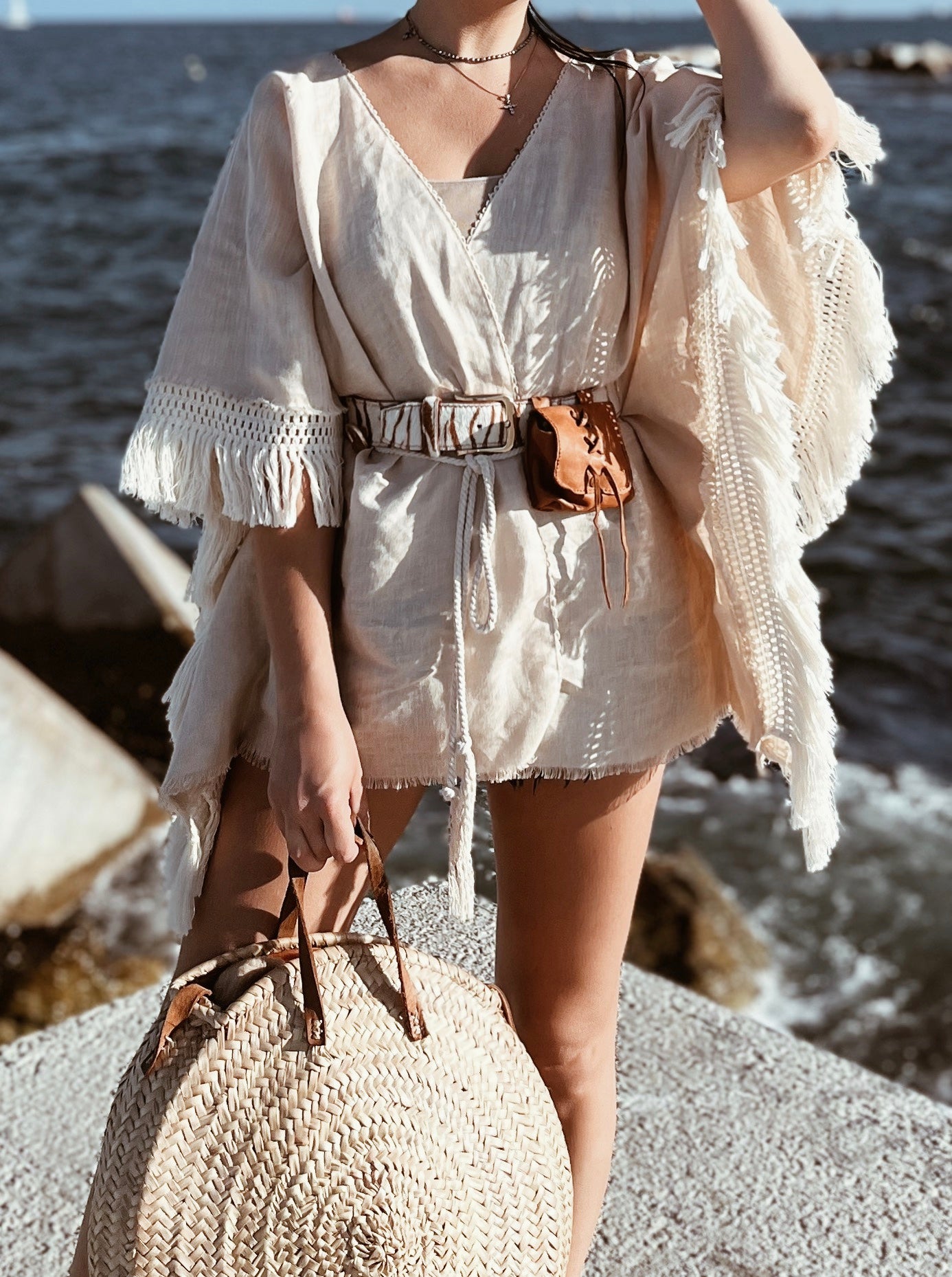Linen Boho Kimono