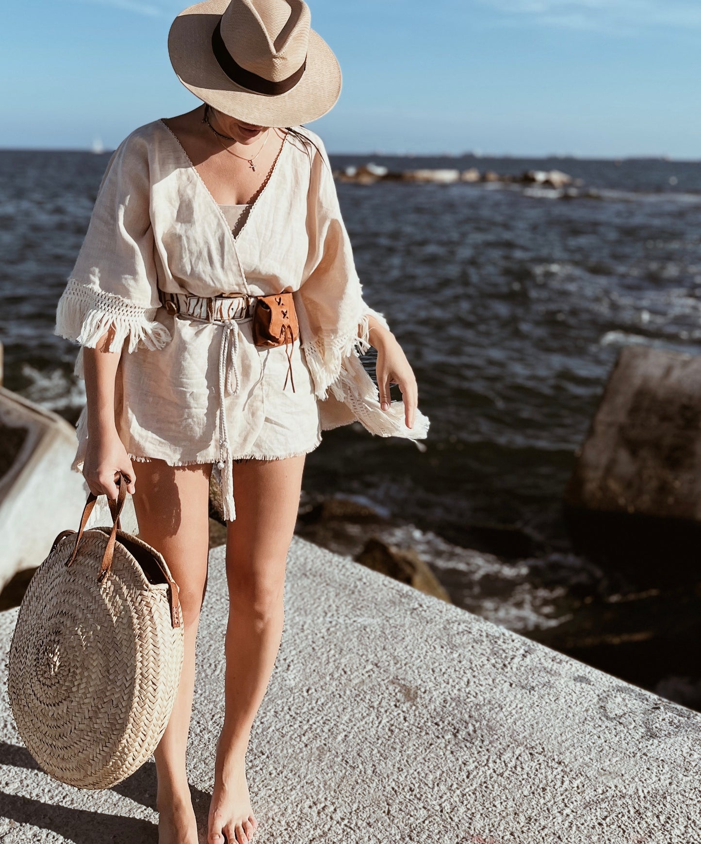 Linen Boho Kimono