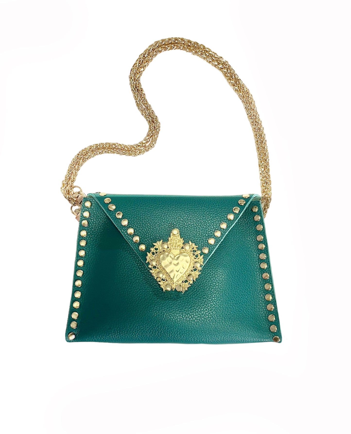 Heartbeat Emerald Bag mini