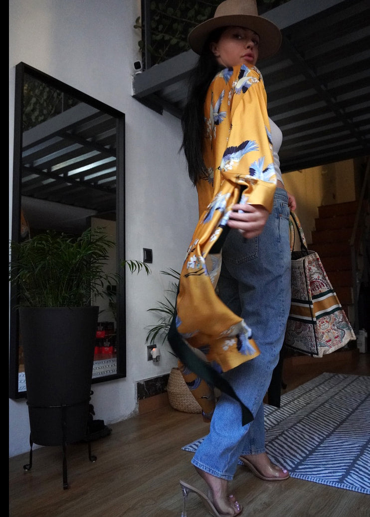Stork Kimono